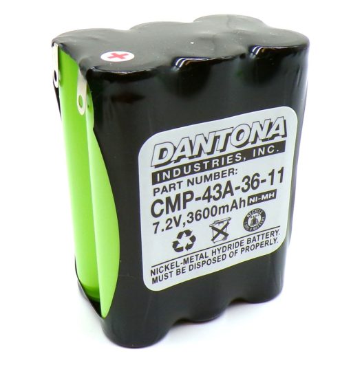 Dantona CMP-43A-36-11 NiMH Battery 7.2V 3600mAh