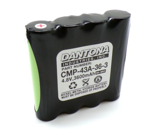 Dantona CMP-43A-36-3 NiMH Battery 4.8V 3600mAh