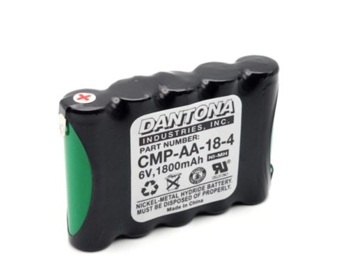 Dantona CMP-AA-18-4 NiMH Battery 6V 1800mAh