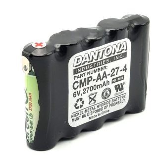 Dantona CMP-AA-27-4 NiMH Battery 6V 2700mAh