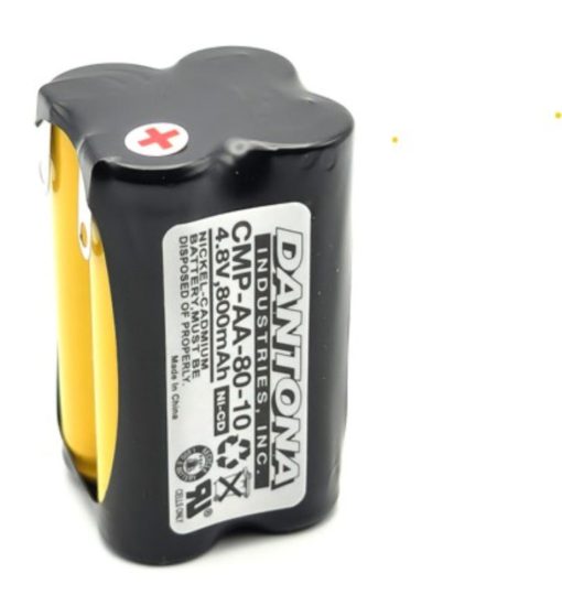Dantona CMP-AA-80-10 Nicad Battery 4.8V 800mAh