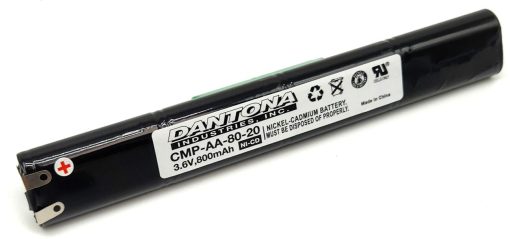 Dantona CMP-AA-80-20 Nicad Battery 9.6V 800mAh