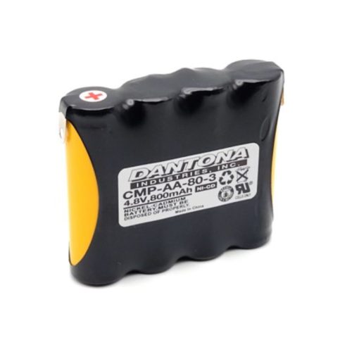 Dantona CMP-AA-80-3 Nicad Battery 4.8V 800mAh