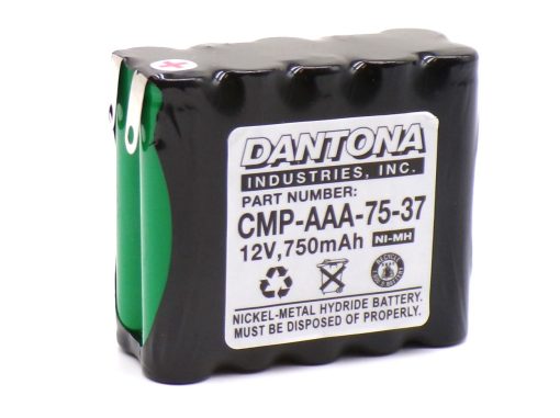 Dantona CMP-AAA-75-37 NiMH Battery 12V 750mAh