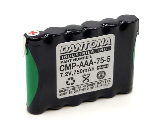 Dantona CMP-AAA-75-5 NiMH Battery 7.2V 750mAh