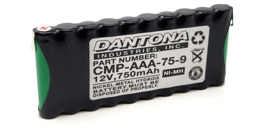 Dantona CMP-AAA-75-9 NiMH Battery 12V 750mAh