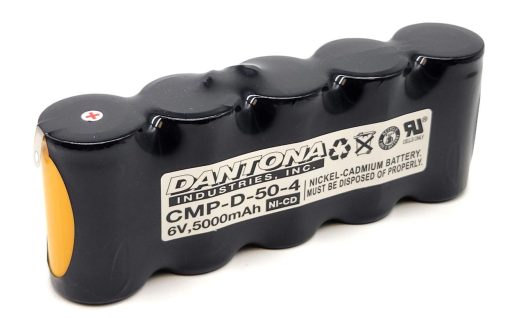 Dantona CMP-D-50-4 Nicad Battery 6V 5000mAh