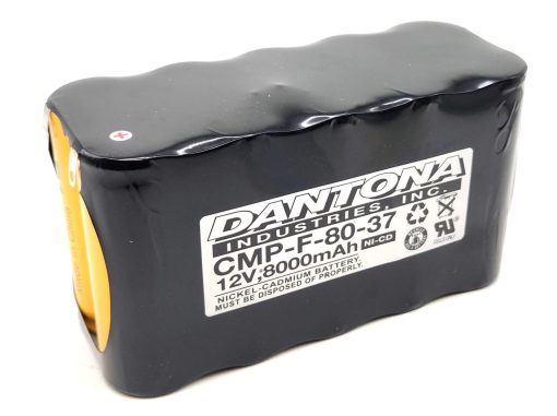 Dantona CMP-F-80-37 Nicad Battery 12V 8000mAh