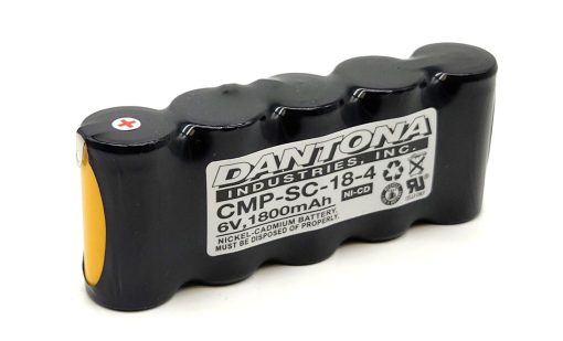 Dantona CMP-SC-18-4 Nicad Battery 6V 1800mAh