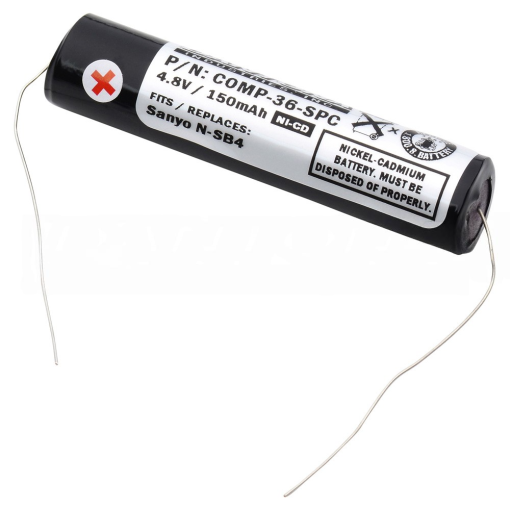 Sanyo N-SB4 Nicad Battery 4.8V 150mAh