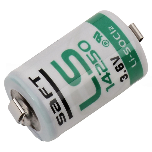 Saft LS14250-CNR Lithium Battery 3.6V 1200mAh