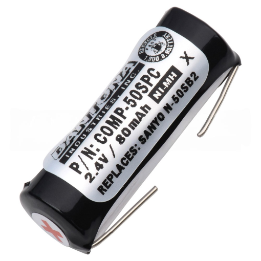 Sanyo N-50SB2 NiMH Battery 2.4V 80mAh