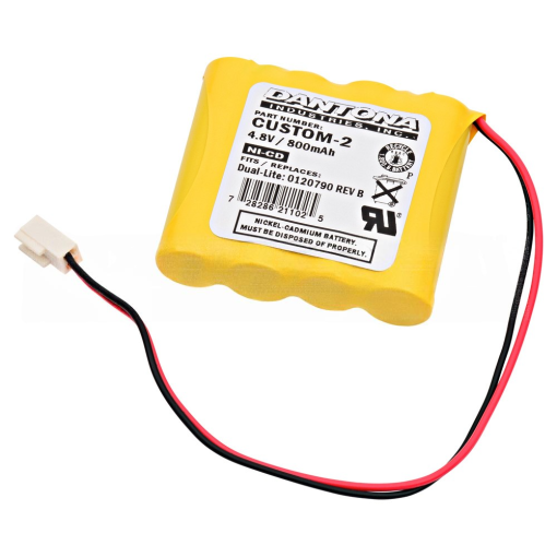 Dual-Lite 12-790 Nicad Battery 4.8V 800mAh