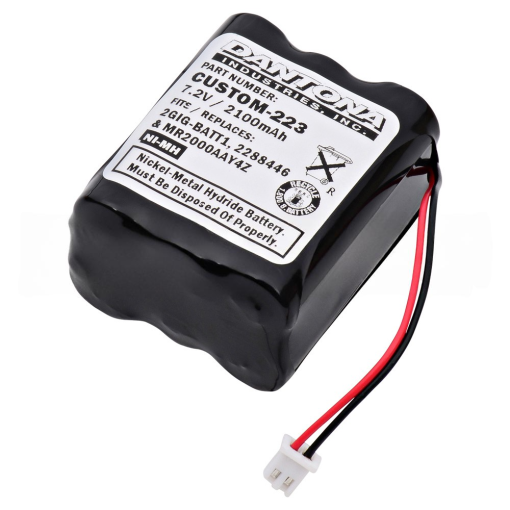 2Gig Technologies 2GIG-BATT1 NiMH Battery 7.2V 2100mAh