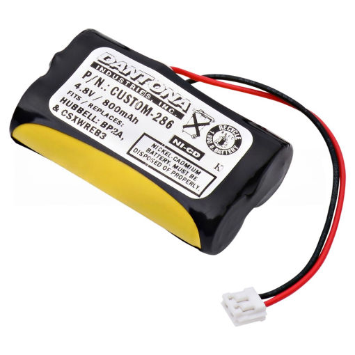 Hubbell BP2A Nicad Battery 2.4V 800mAh