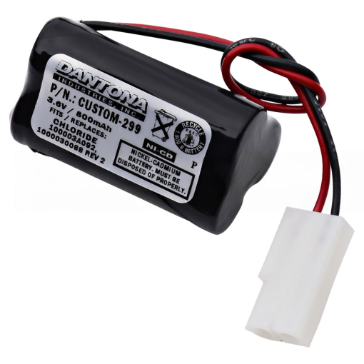 Chloride 100003A092 Nicad Battery 3.6V 800mAh
