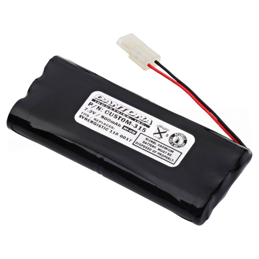 Synergistic 118-0017 Nicad Battery 7.2V 800mAh