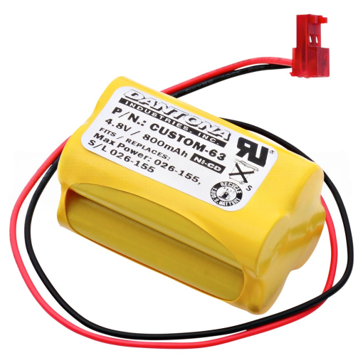 Max Power 026-155 Nicad Battery 4.8V 800mAh