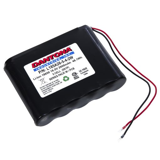 Dantona L185A26-5-4-2W Lithium Ion Battery 18.5V 2600mAh