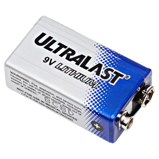 Ultralast PL1604 Lithium Battery 9V 1200mAh