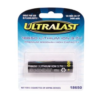 Ultralast LIR 18650 Lithium Ion Battery 3.7V 3400mAh