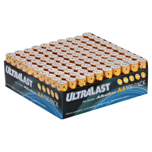 Ultralast E91 Alkaline Battery 1.5V 2100mAh (Bag of 100)