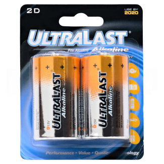 Ultralast E95 Alkaline Battery 1.5V 12980mAh (2 pcs)