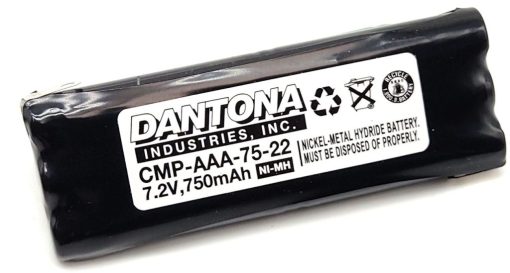 Dantona CMP-AAA-75-22 NiMH Battery 7.2V 750mAh